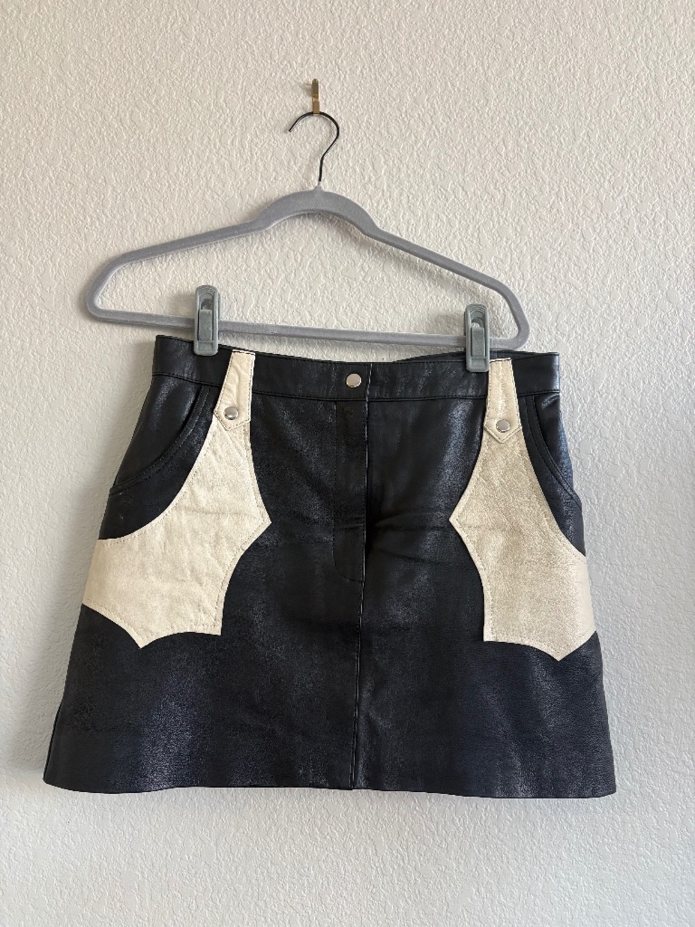 Boot Barn Leather Mini Skirt